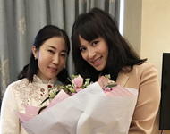 高洁与香港艺人麦家琪合影