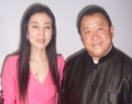 高洁与曾志伟合影