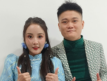 彭筝与彭总合影