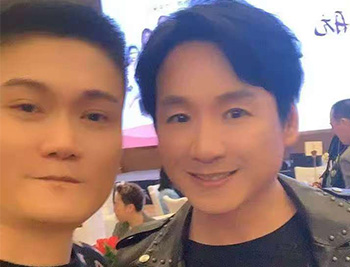 彭总和朱永棠合影